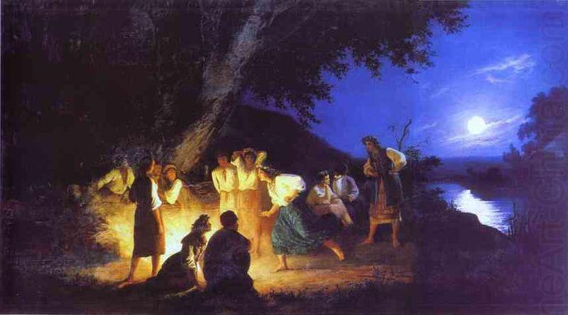 Henryk Siemiradzki Night on the Eve of Ivan Kupala china oil painting image